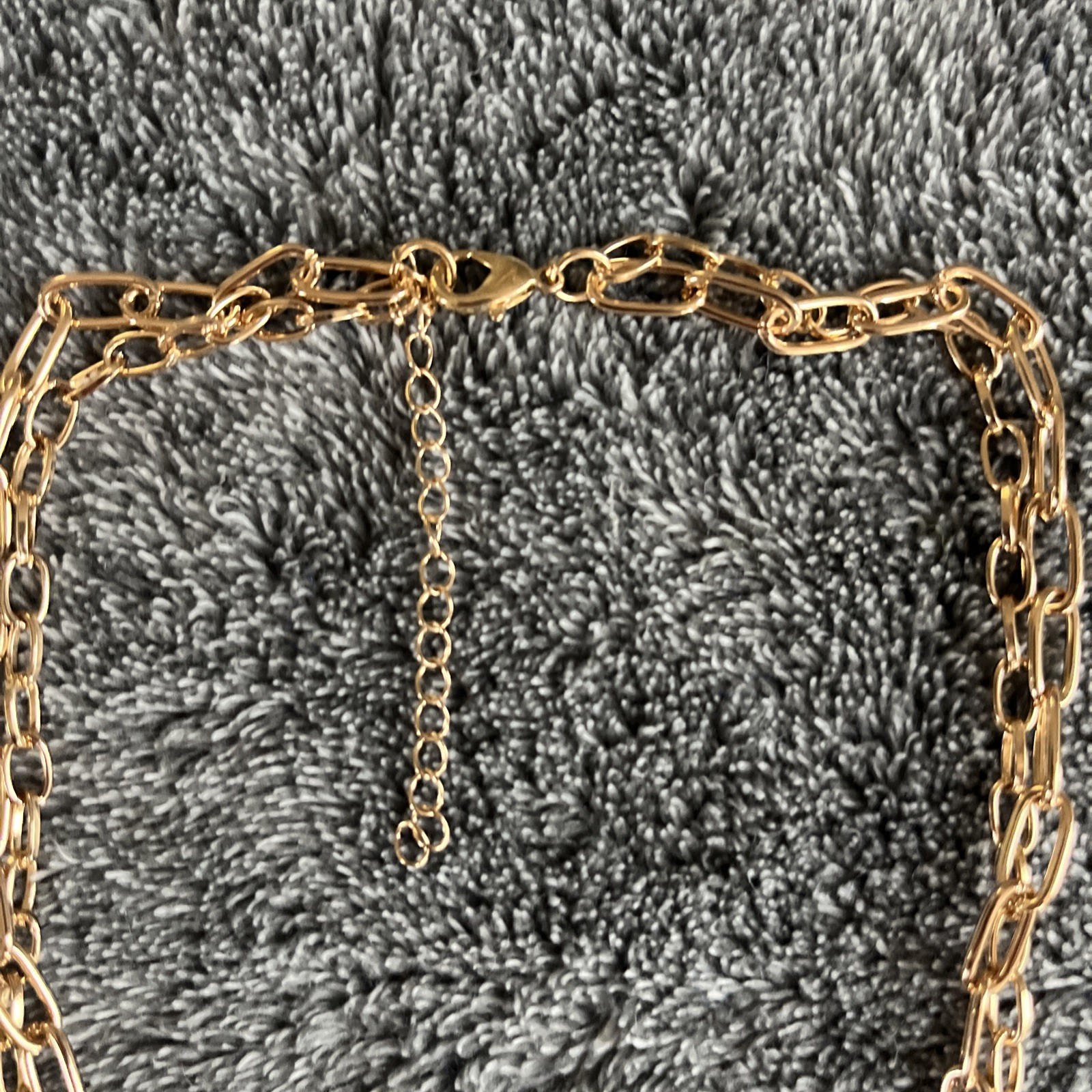 A Initial Gold Stacking Necklace Costume Jewelry Clasp Closure