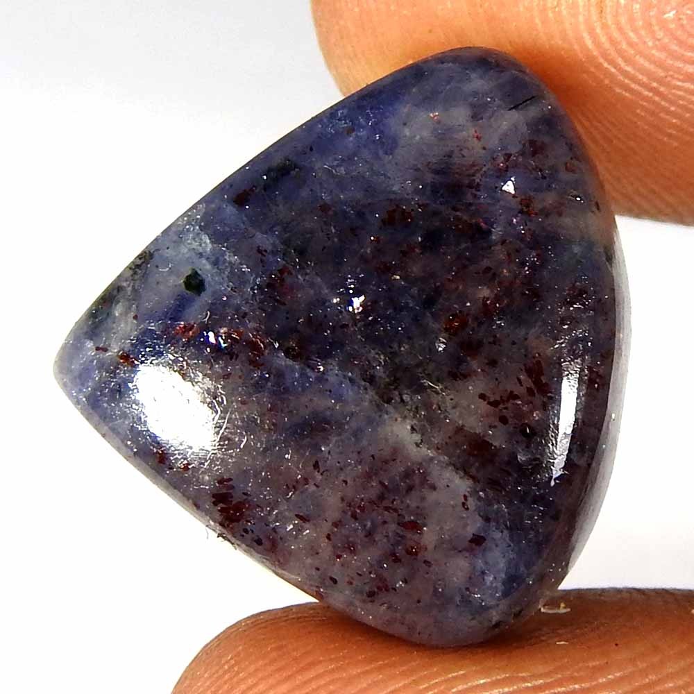 19.90 Cts. Natural Iolite Sunstone Pear Cabochon 28x19x7 Loose Gemstone