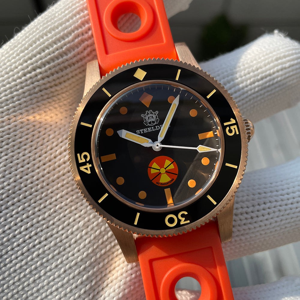 STEELDIVE SD1952VS Mens Bronze 41mm 300M Automatic Dive Watch NH35 Sapphire