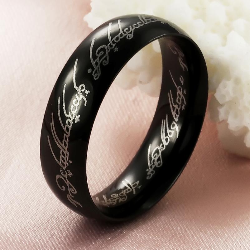 The Lord of the rings Lotr Charm Stainless Steel Fashion Women Men’s Ring Gift
