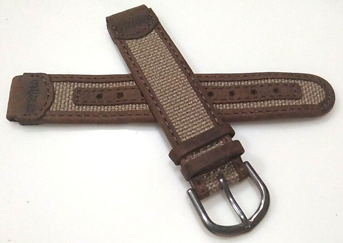 Small Womens Timex Expedition Brown/Tan Water Resistant Leather 14mm Watch Band