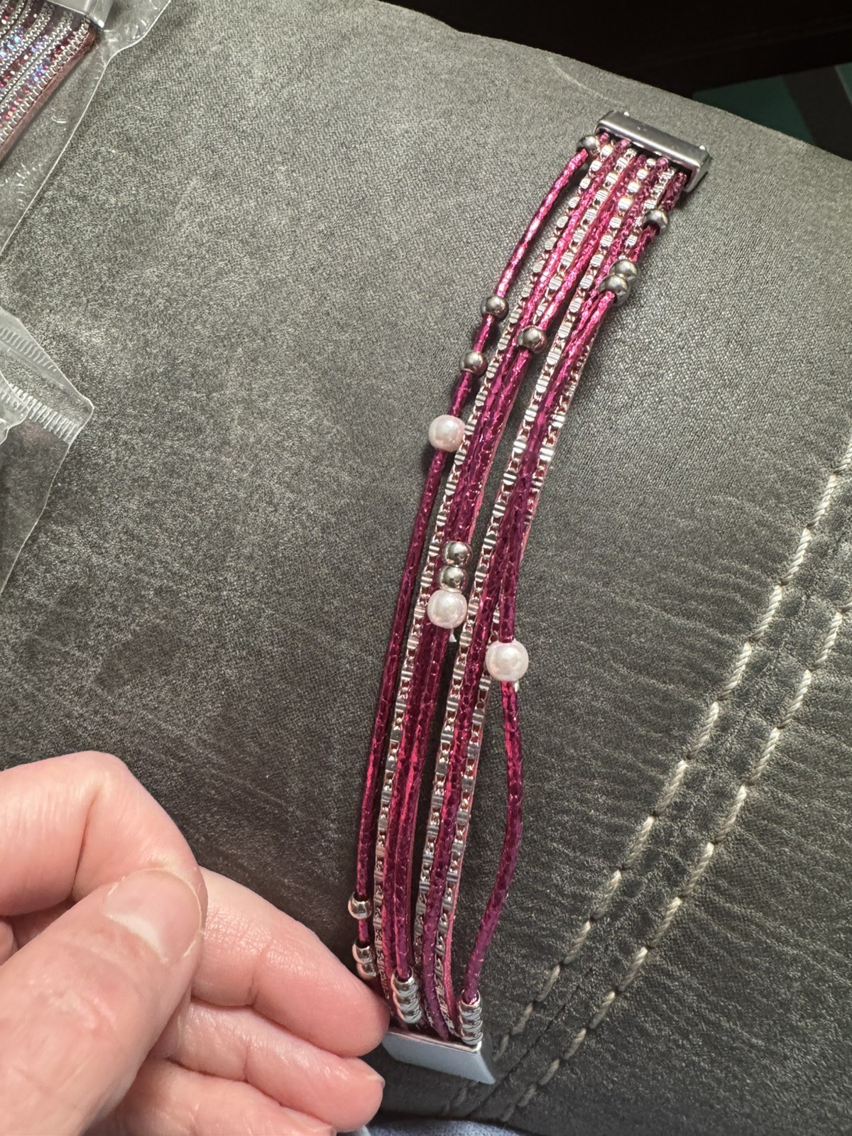 Ryze Party Dark Pink Bracelet