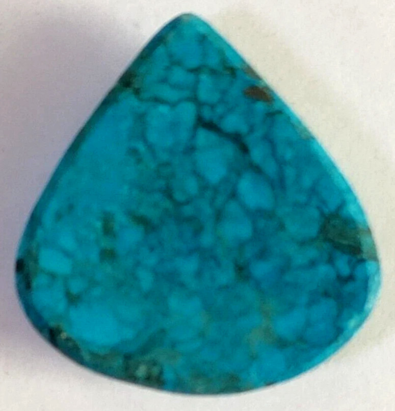 AAA+ Natural Blue Turquoise 32.10 Ct. Pear Cut Loose Gemstone Gift for Birthday