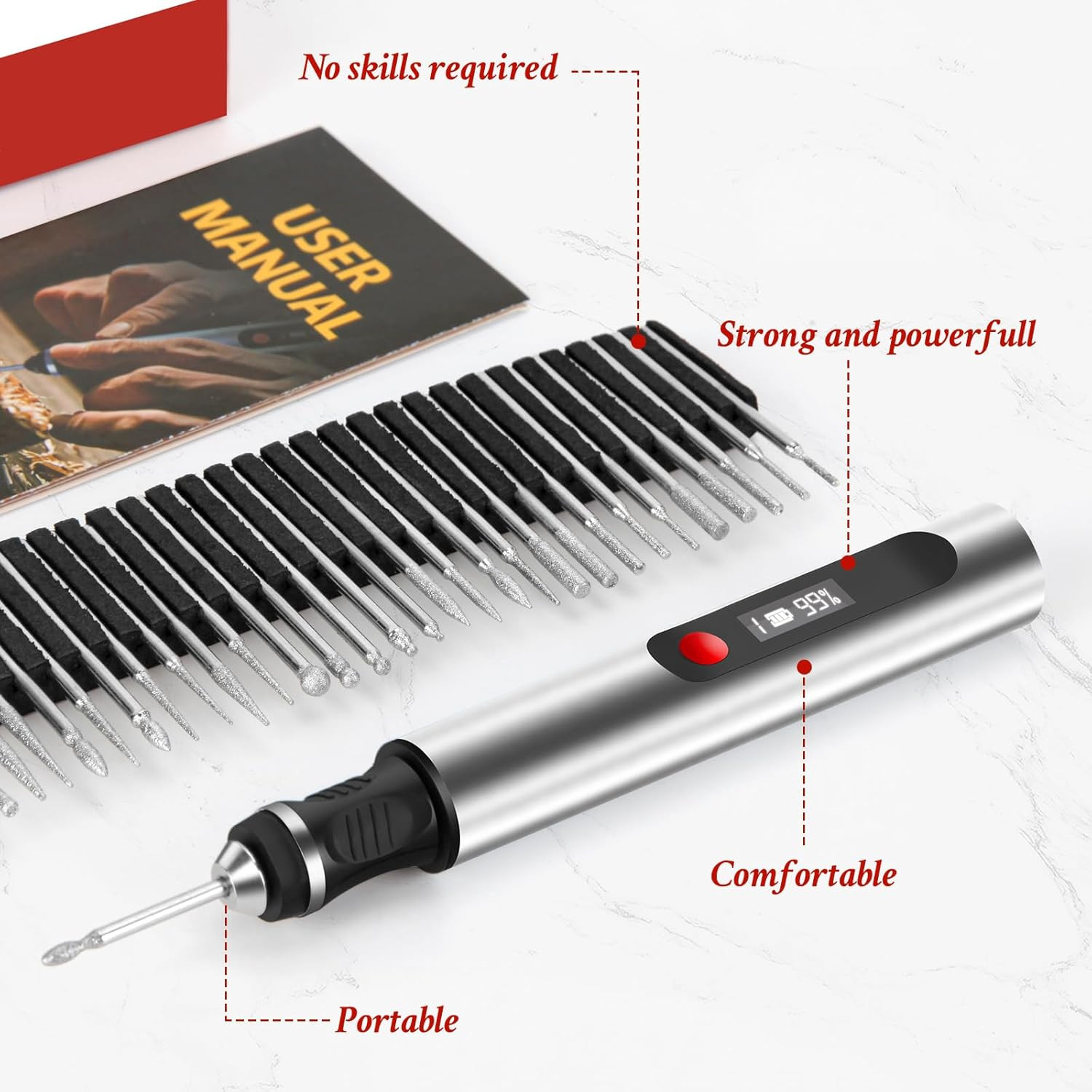 Engraving Pen, Ultimate Cordless Engraving Pen for Artists & Diyers – Engrave