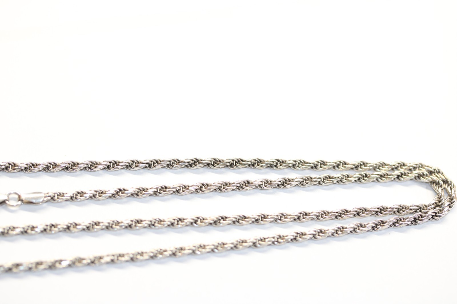 2.75MM Solid Italy 925 Sterling Silver Rope Chain Necklace 14g 20 1/2″ #156