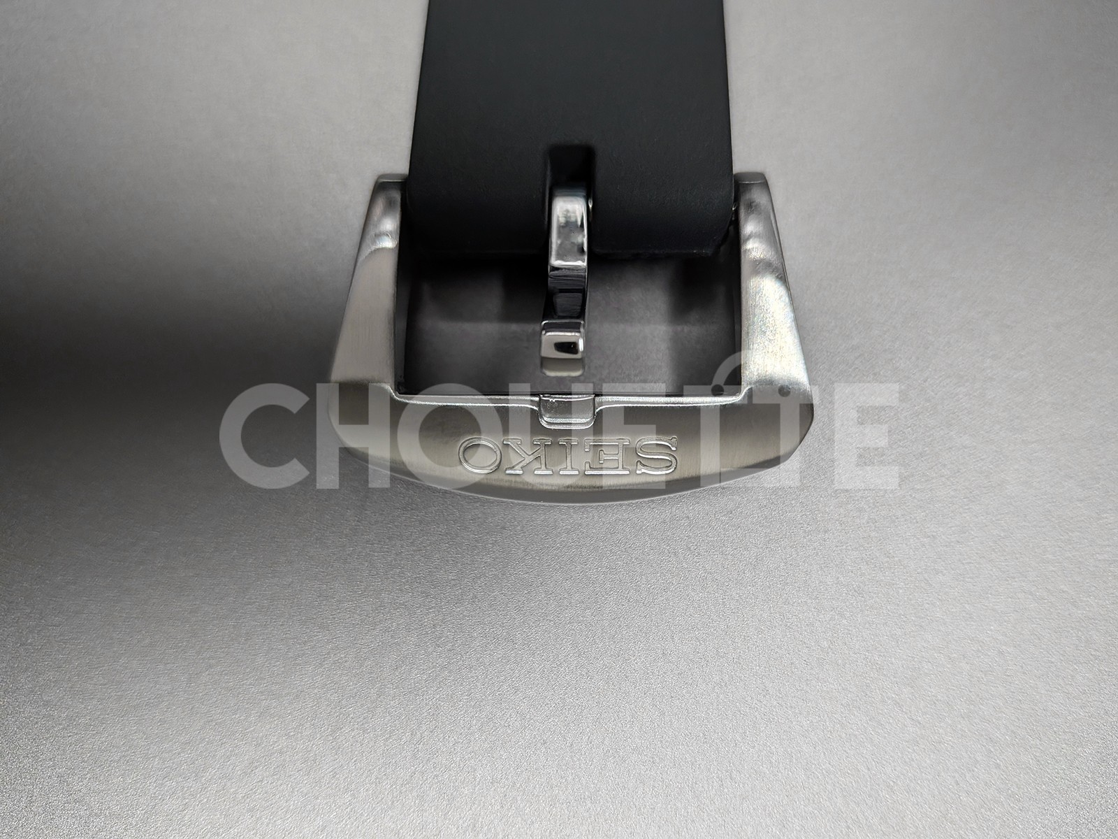 Seiko Prospex SRP777 SBDY095 SRPE07 22mm Black Silicone Watch Strap with PINS