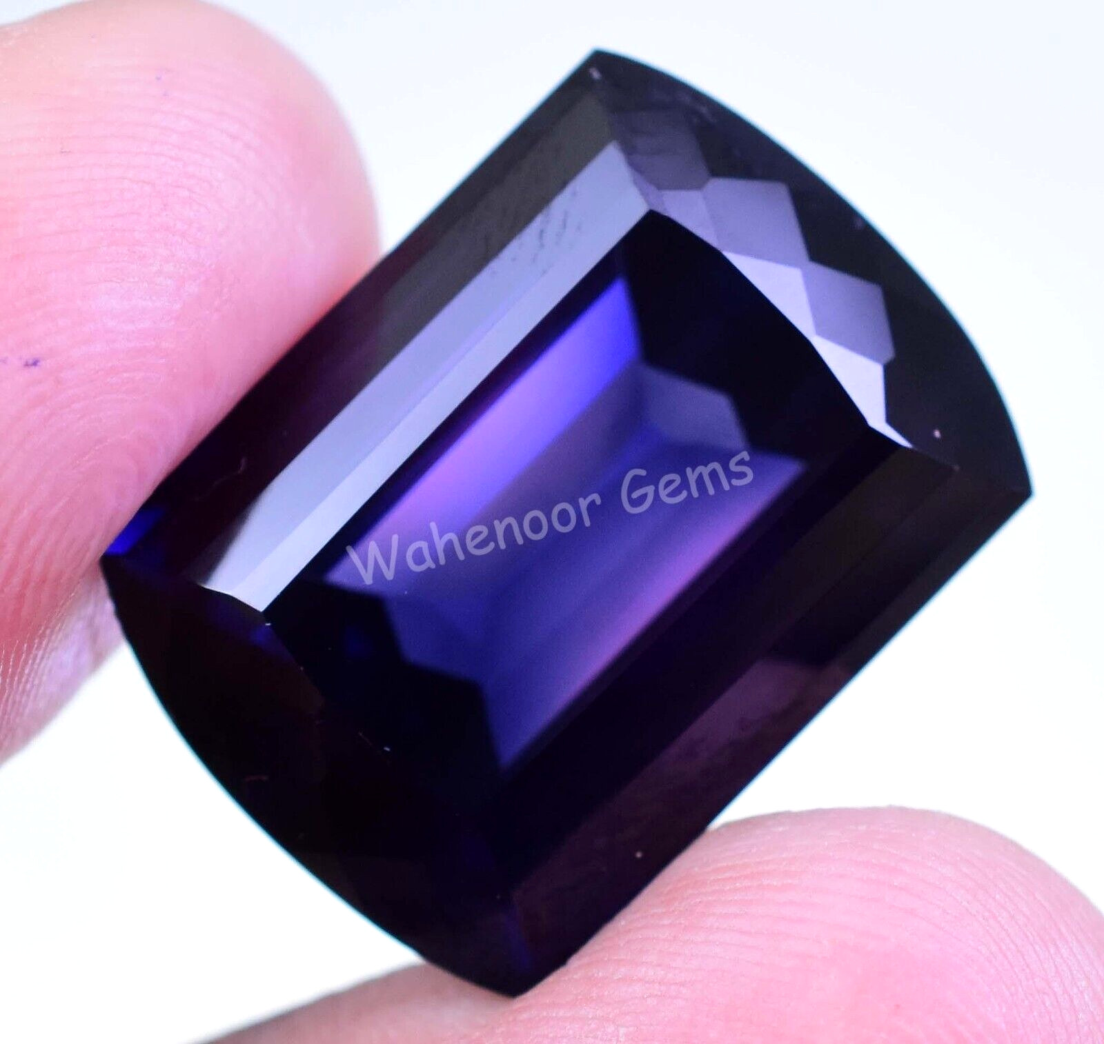 Natural 36.10 Ct Boysenberry Sapphire AGL Certified Fabulous Loose Gemstone