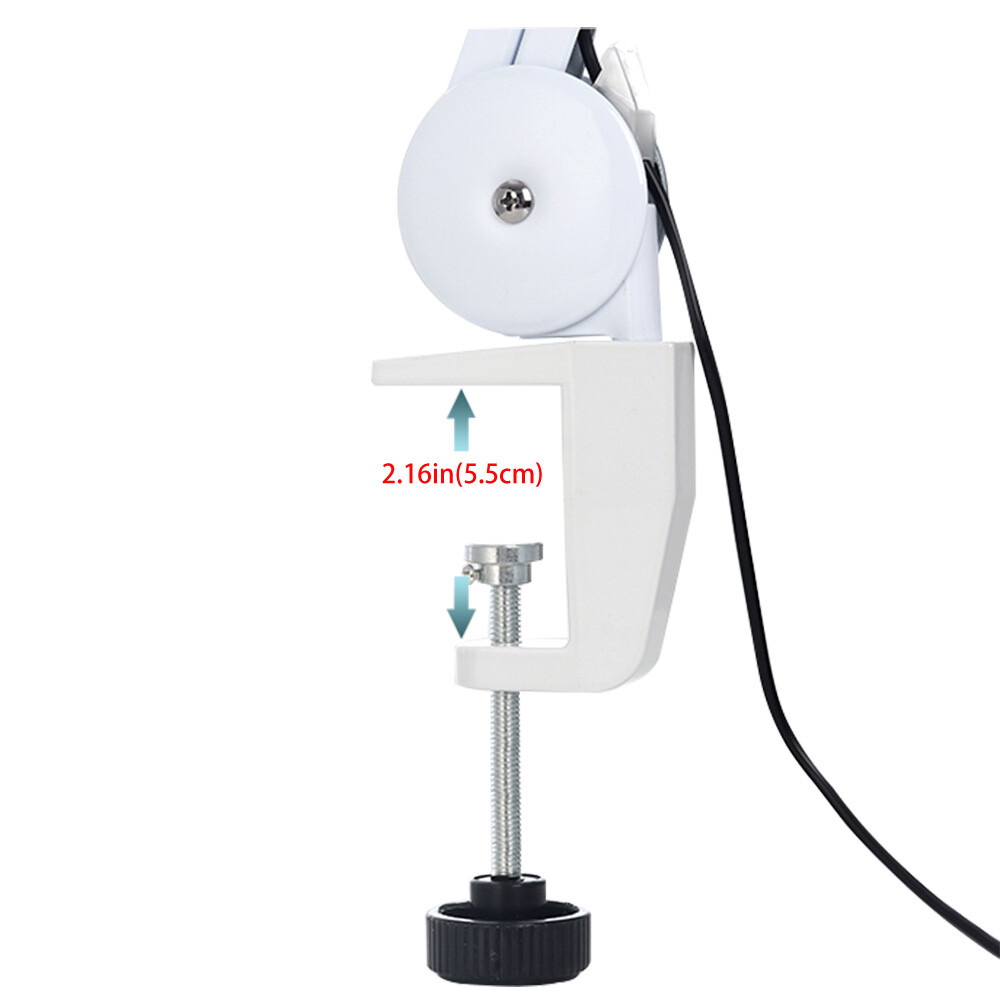 Top-grade 10x LED Table Clamp Magnifier Lamp Clip-on Type Magnifier Lamp 140151
