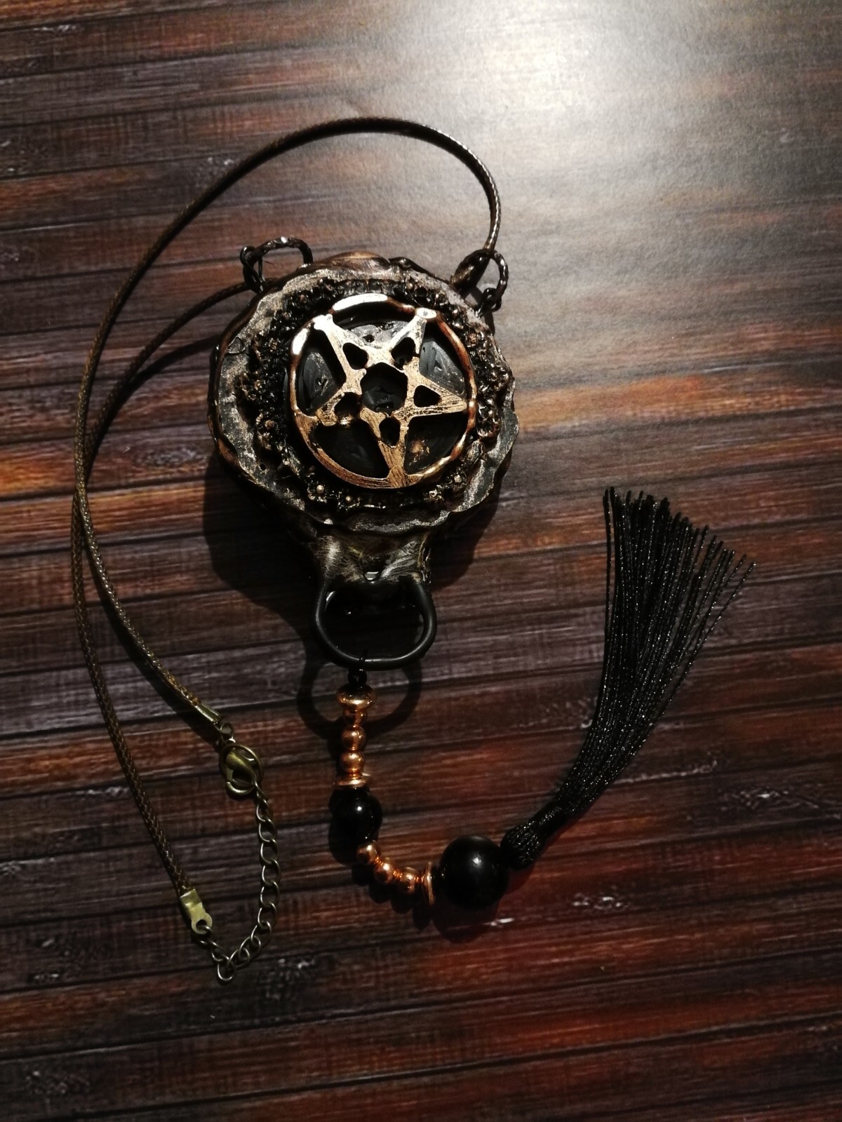 Inverted Pentagram Gothic Talisman Satanist Pendant Satan Amulet Satanic Symbol