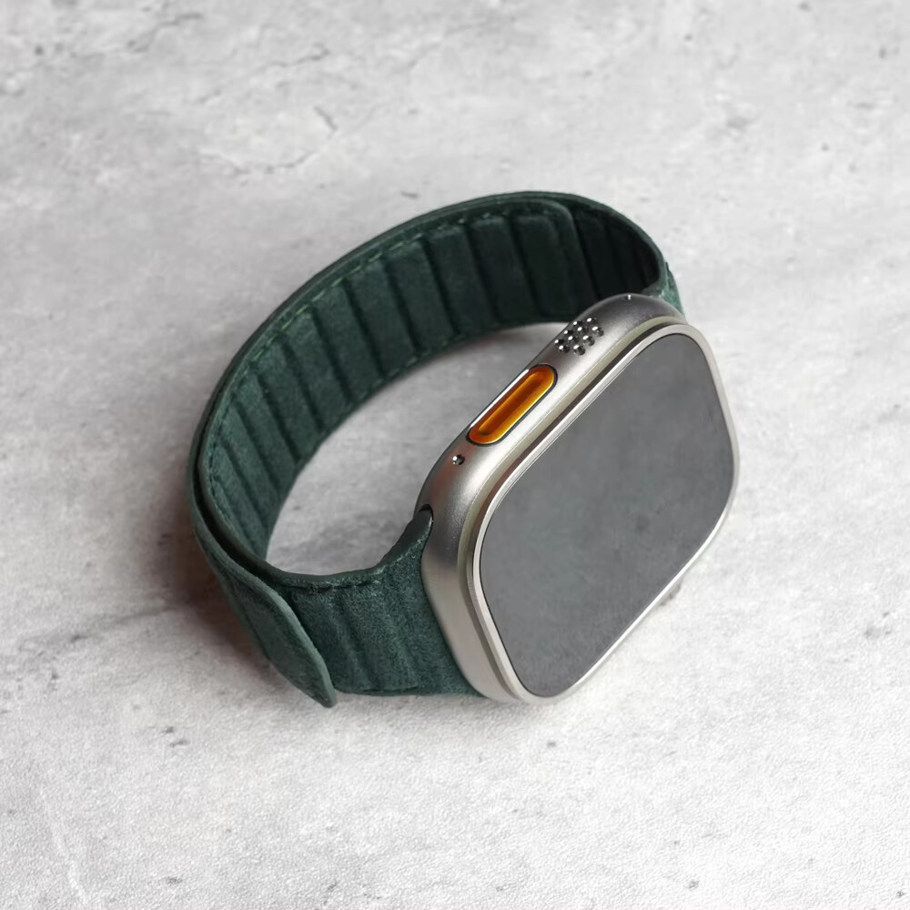 ALCANTARA Magnetic Leather Strap Accessories for Apple Watch