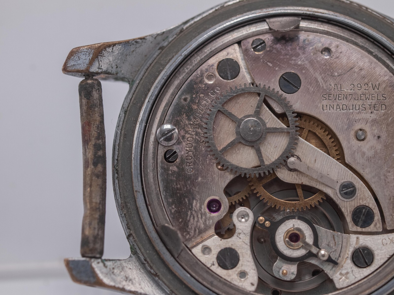 Runs AS-IS – 1950s Oris Men’s 31mm Watch Croyden 7j Cal. 292W