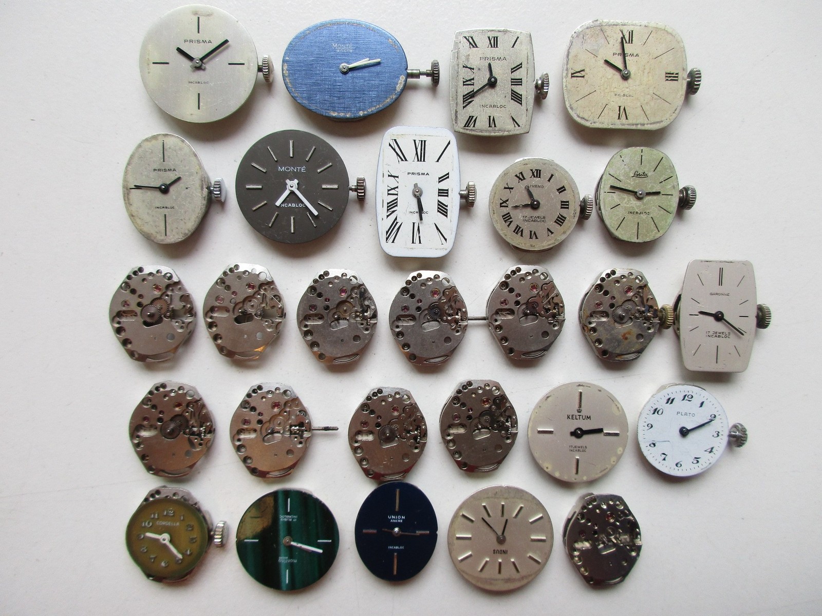 FHF cal. 69-21 Swiss vintage watch movements (27 pcs) – lot for use of parts