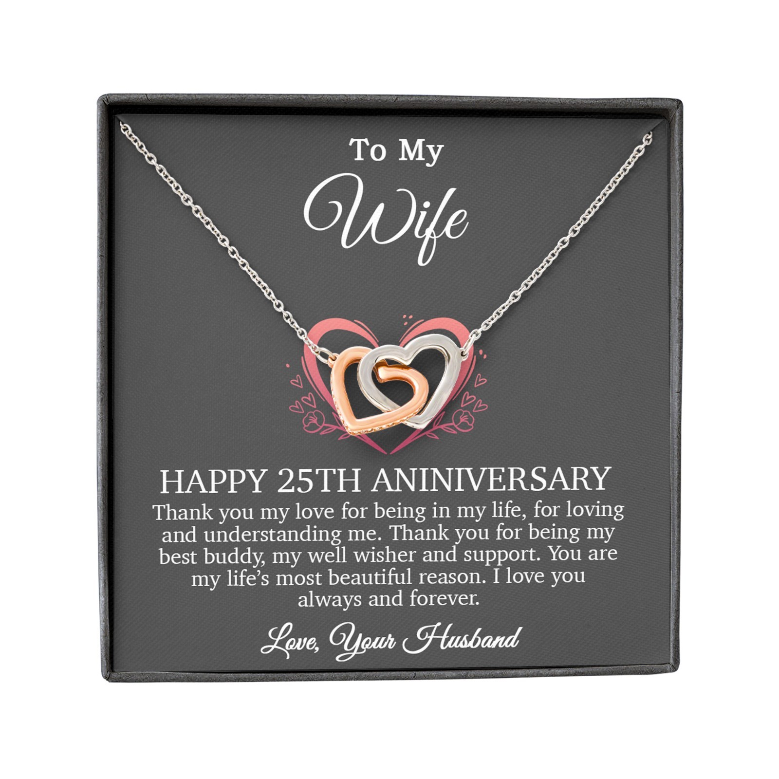 25th Anniversary Gift For Wife, 25 Year Anniversary Gifts, 25th Wedding Annivers