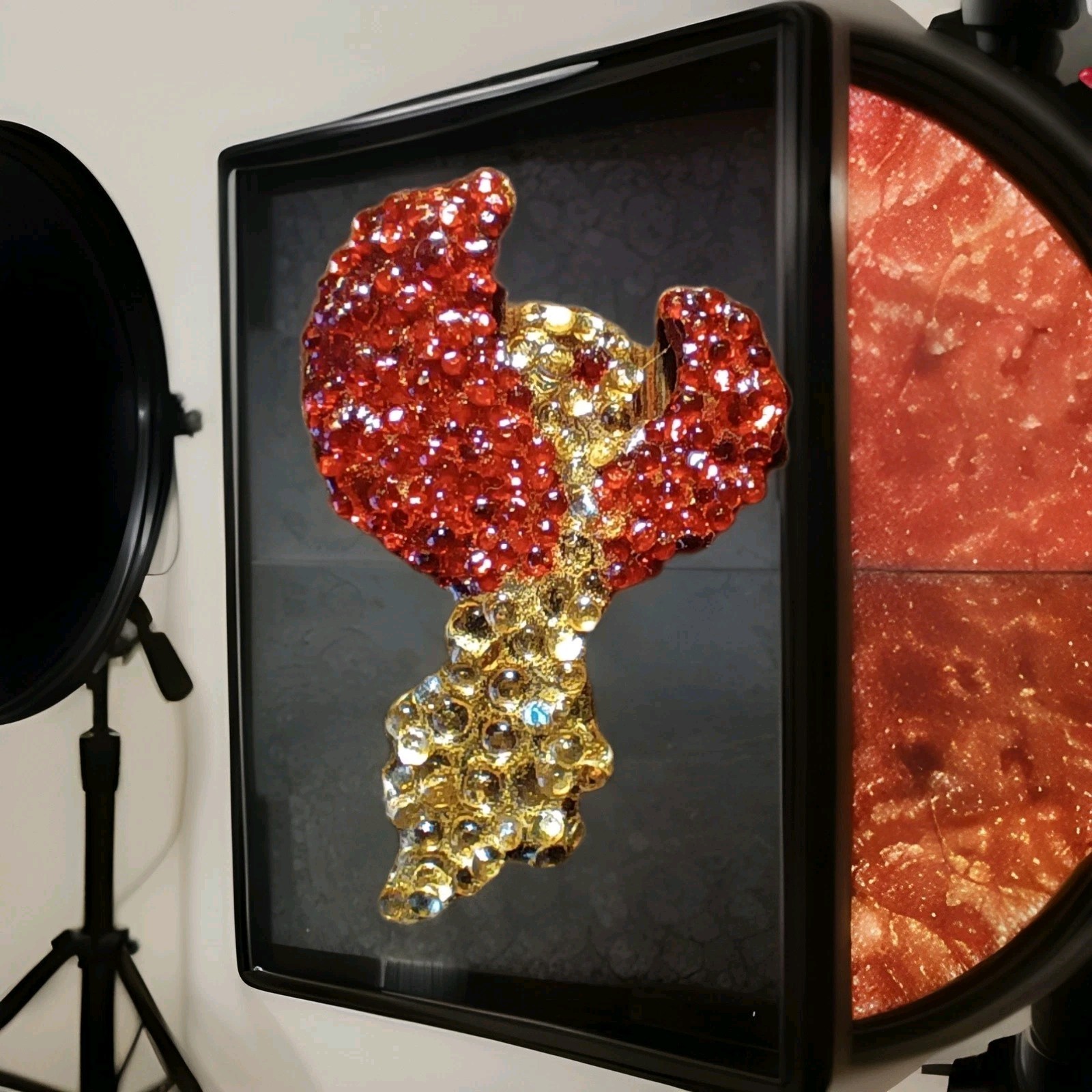 Phoenix Necklace Reversible Pendant Jewelry Crystal Phoenix Gift