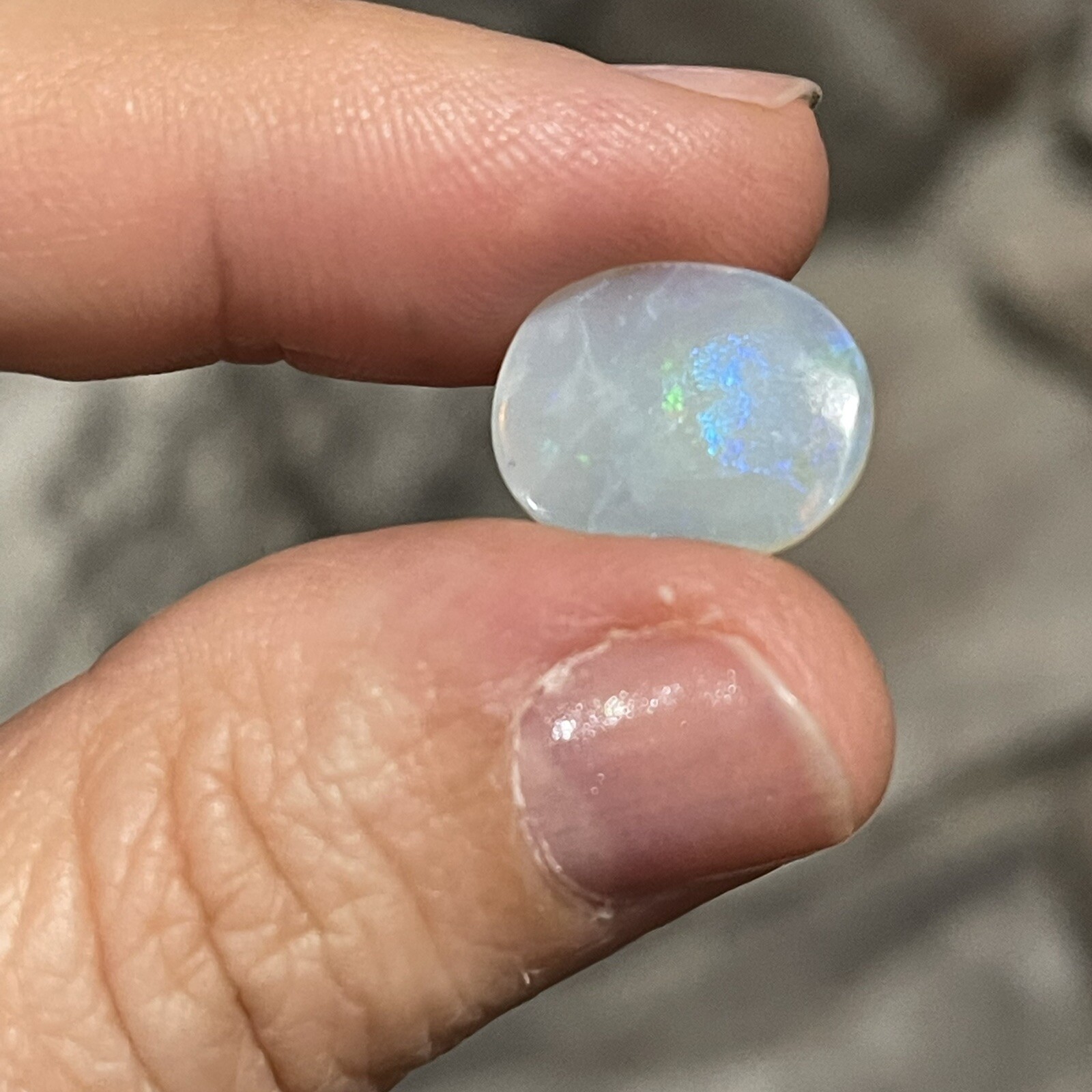 3.35ct 14.9x12x2.5mm Fine Australian Solid Opal Oval Cabochon Jelly Opal