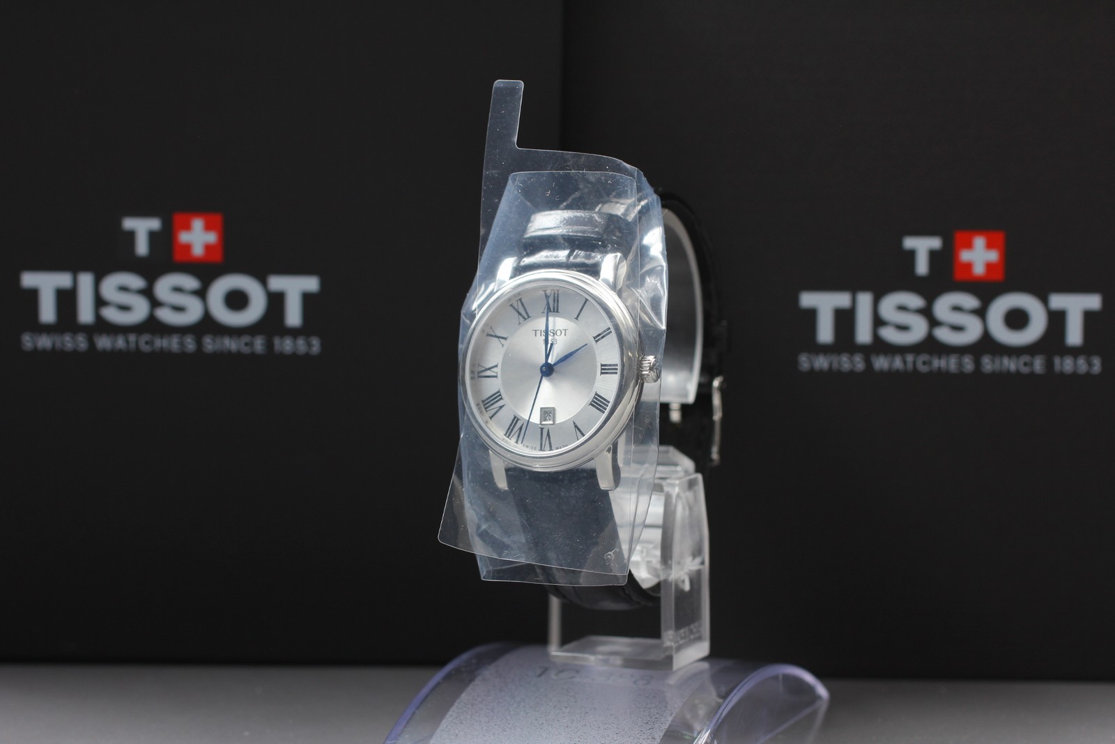 [Brand New] Tissot Carson T122.210.16.033.00 Roman Silver Quart’z Womens Watch