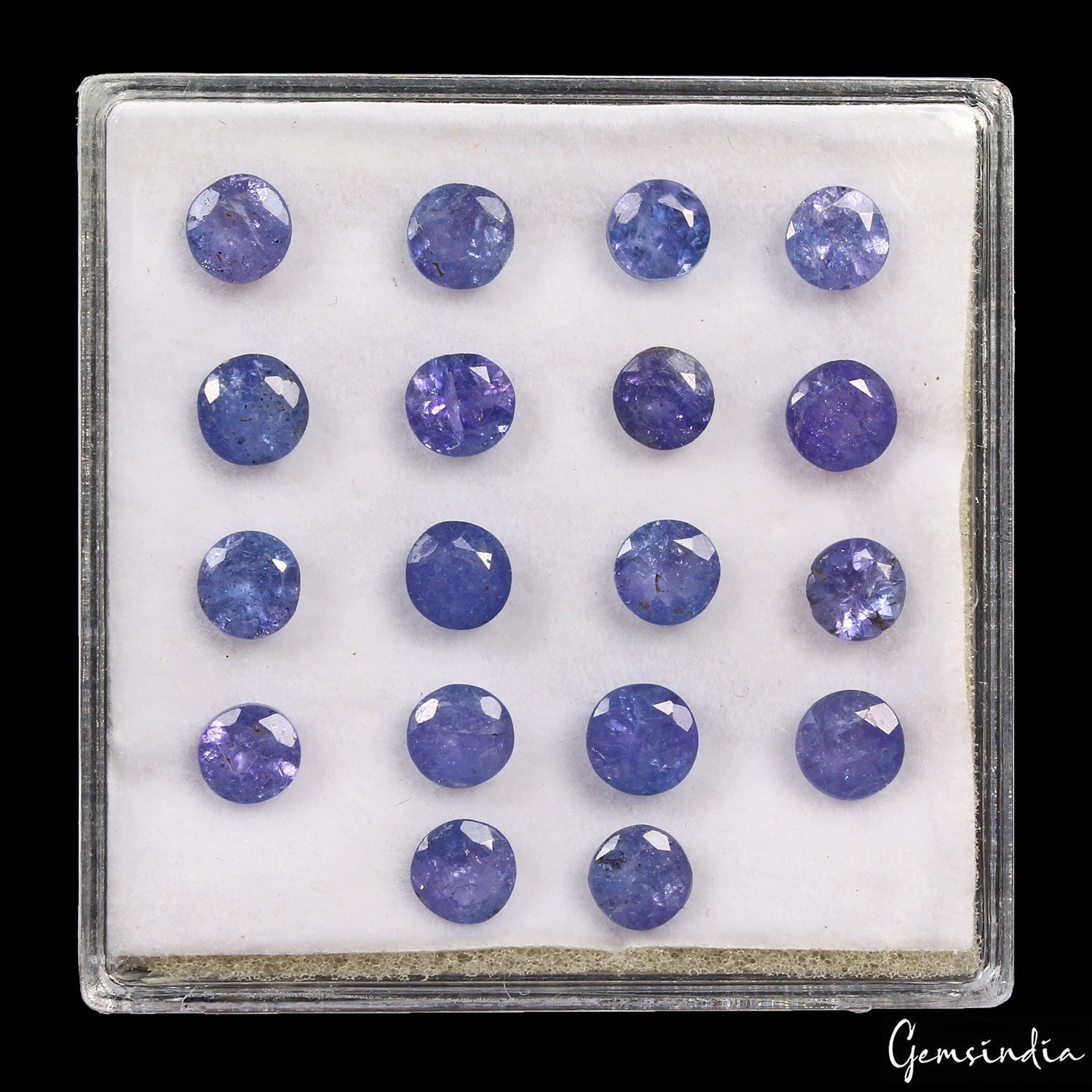 9.40 Ct Natural Tanzanite Round Cut Loose Gemstone Lot 18pc 4.5-5mm