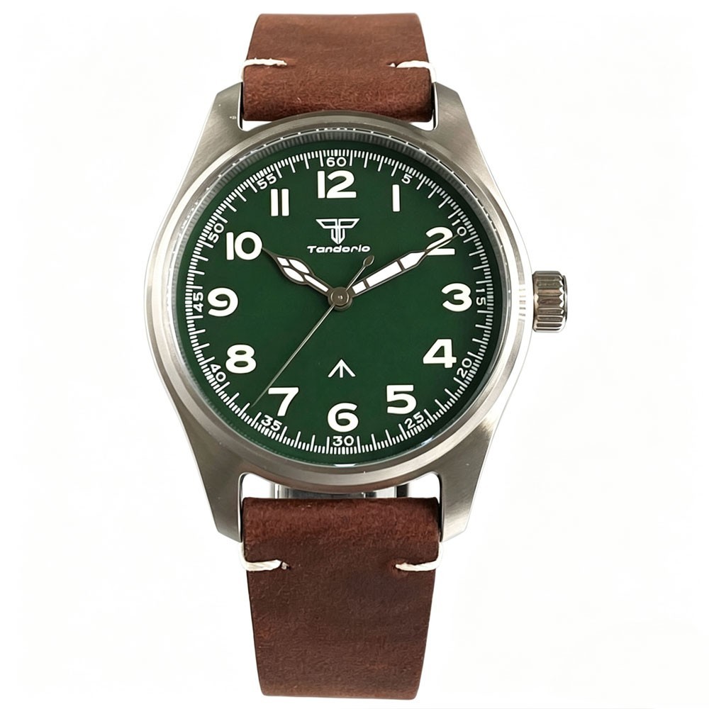 Tandorio 39mm Arabic Luminous 20ATM Sapphire Automatic Japan NH35A Men Watch