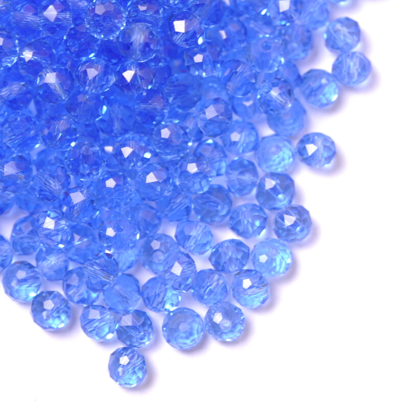 Top Quality Czech Crystal Faceted Rondelle Spacer Beads 4MM 6MM 8MM 10MM