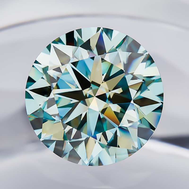 Hot Sale Aqua Blue Multiple Shapes 0.5-5ct Moissanite Stone GRA Certificate VVS1