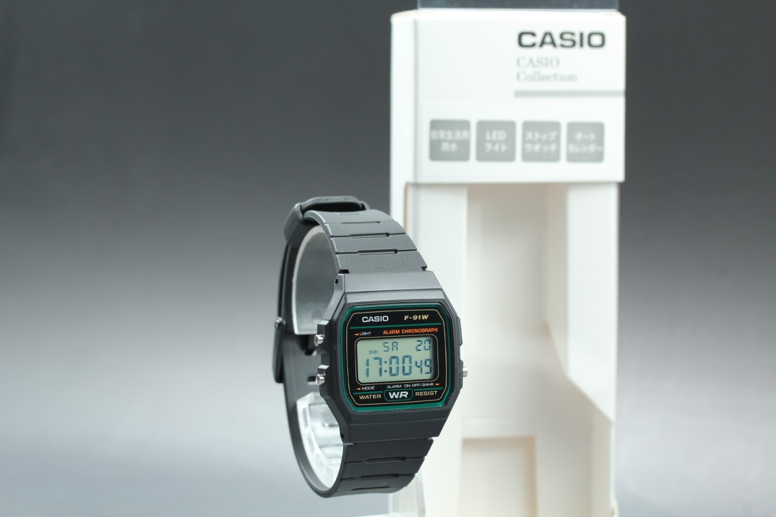 CASIO F-91W-3JH Green Digital Watch CASIO Collection Japan Model JDM New
