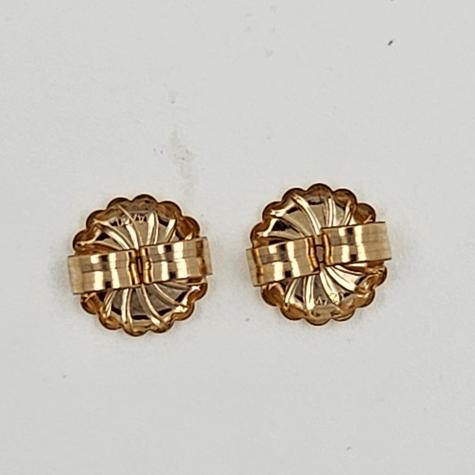 1 NEW Pair Gold Filled Extra Large 9.5mm Earring Backs Monster Size Heavy Duty