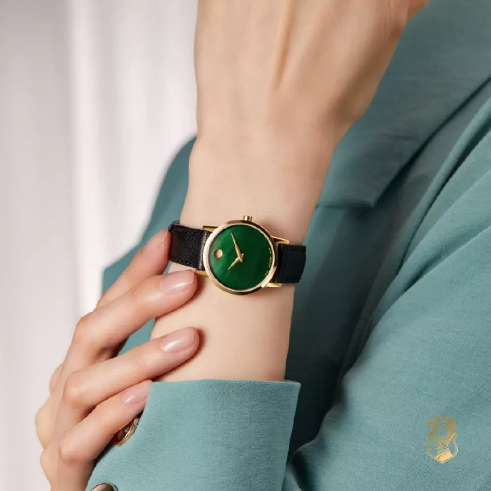 Movado Museum Green WOMEN’S Watch 28mm – Made in Swiss – Brand New With Box