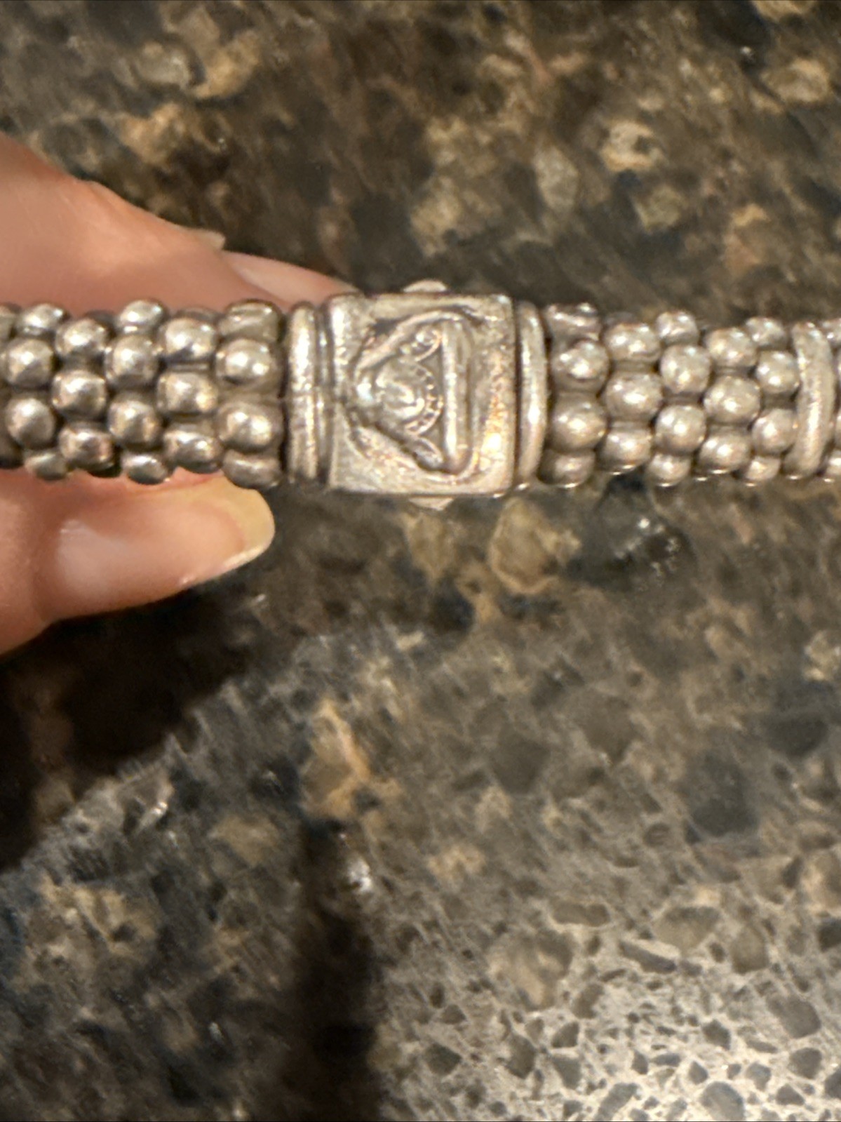 LAGOS Caviar Sterling Silver Station Bracelet