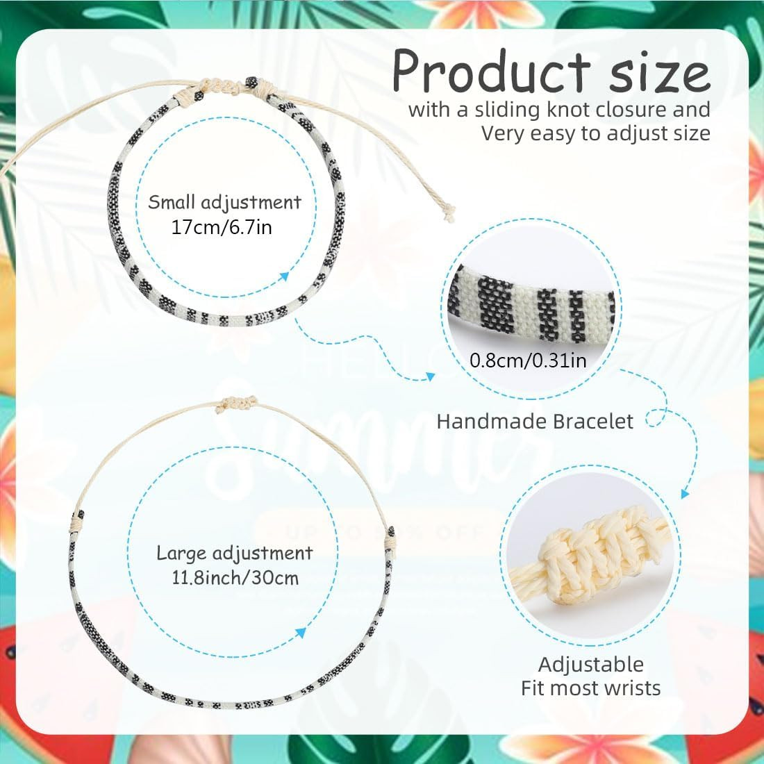 Surfer Beach Bracelet Set Men and Women, Bracelets For Men, Handmade Boho Bracel