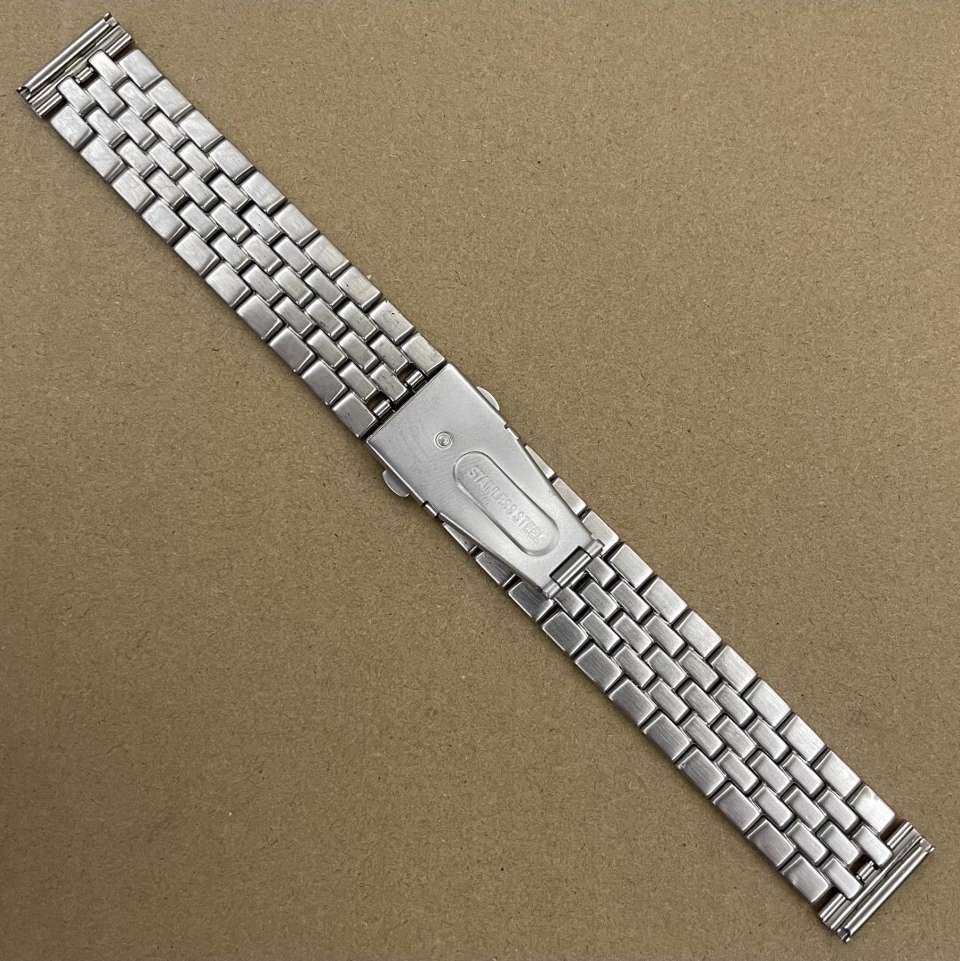 20mm stainless steel watch accessories watch bracelet/strap, silver watch chain