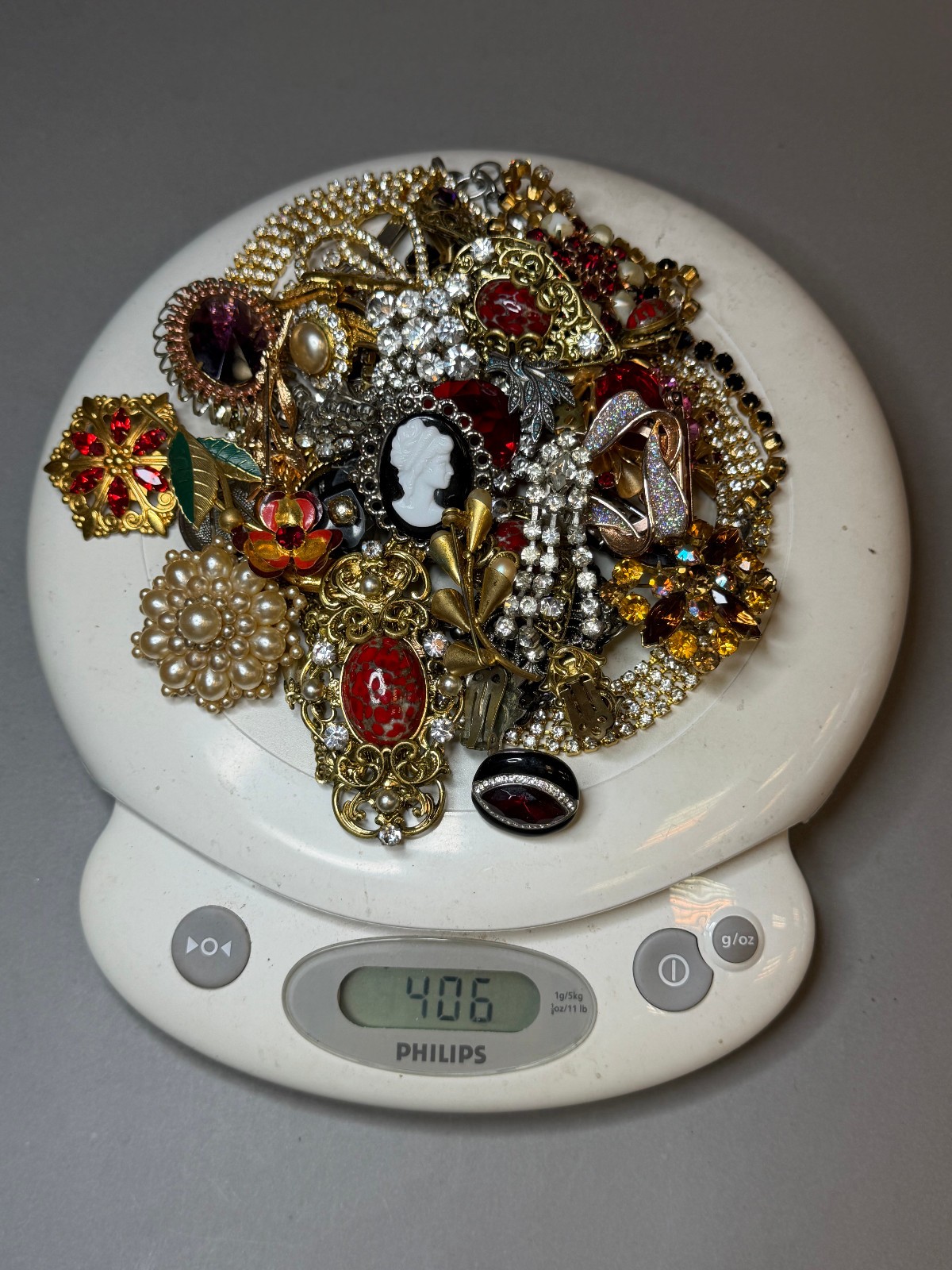 Vintage Costume Jewelry Lot Signed AVON Czech Jablonec USSR Brooches Earrings Se