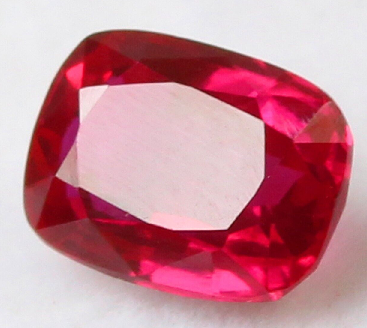Natural 7.00 Ct Certified Mogok Pigeon Blood Red Ruby 13×9 mm Cushion Gemstone