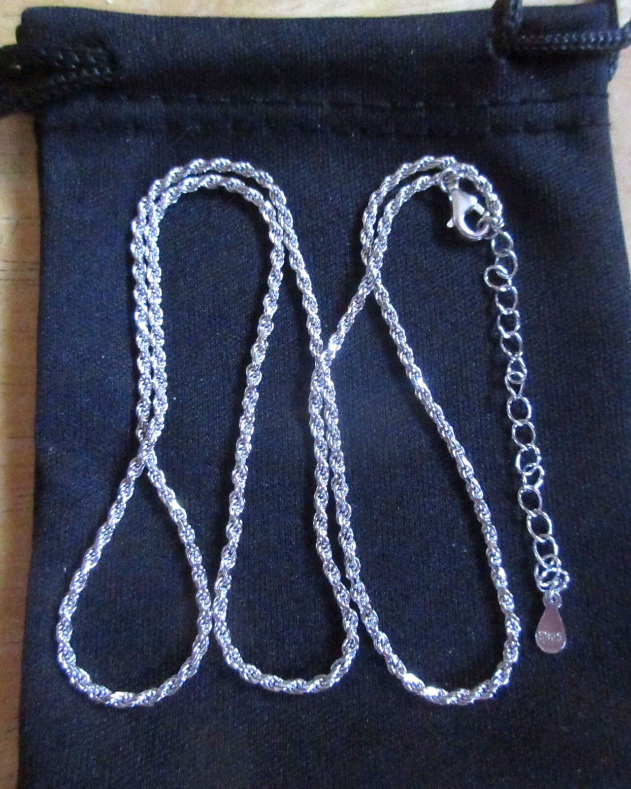 ChainsPro Sterling Silver 18″ Chain 2 MM Adjustable