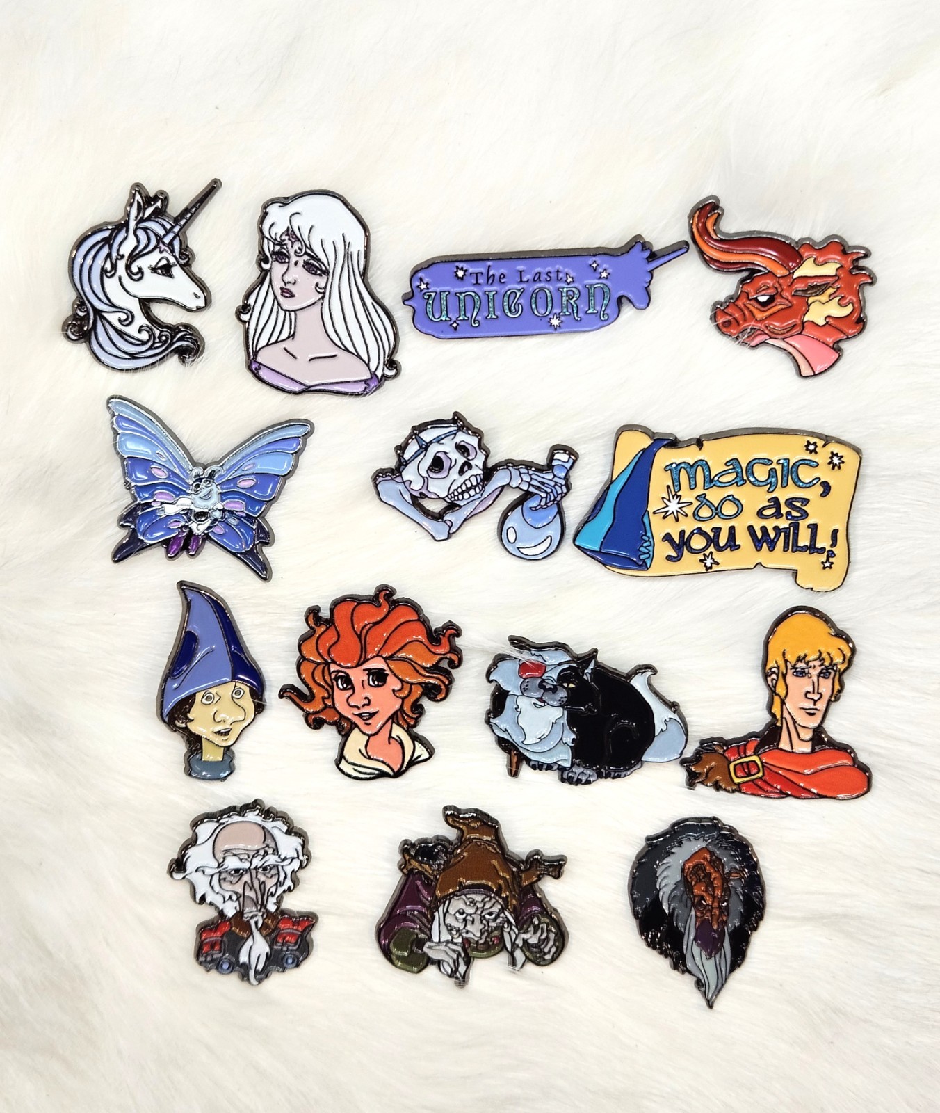 The Last Unicorn – Officially Licensed Enamel Pins