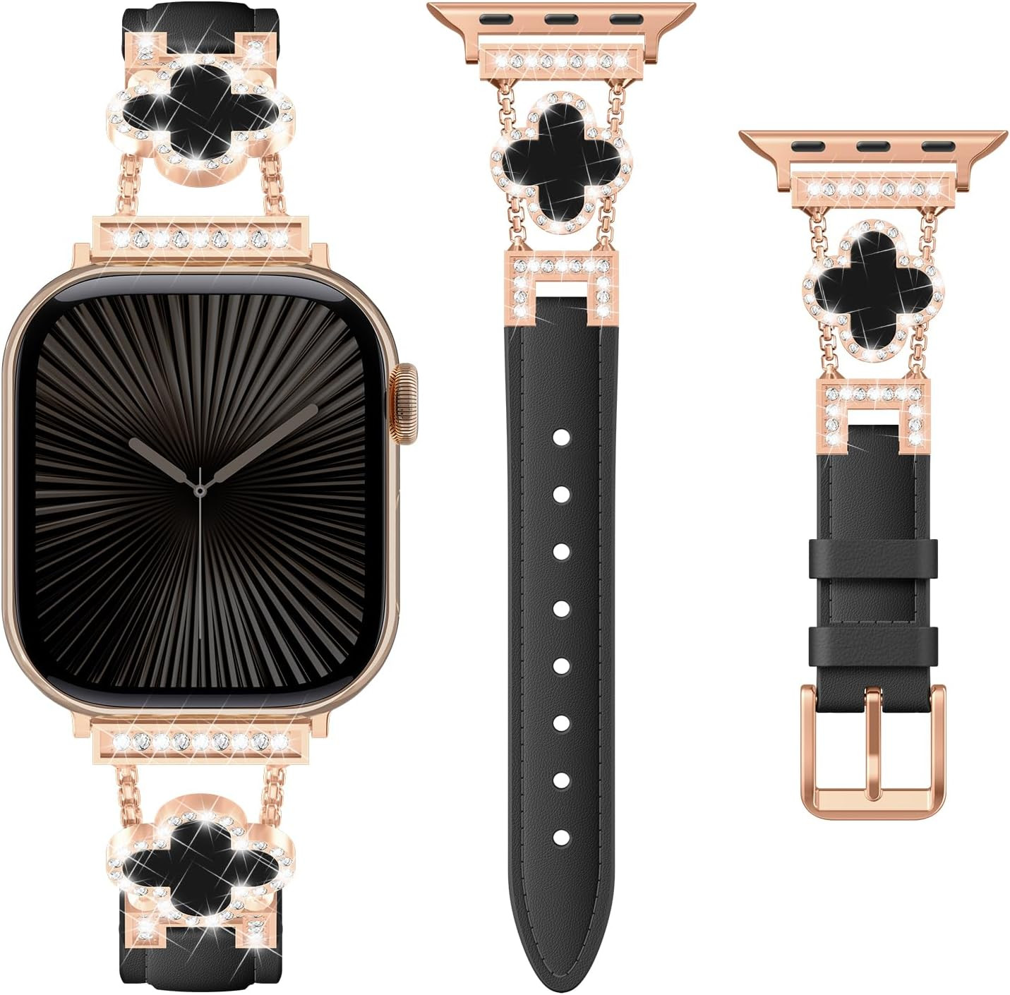 Leather Band Compatible with Apple Watch Bands for Women 42Mm 44Mm 45Mm 46Mm 49M