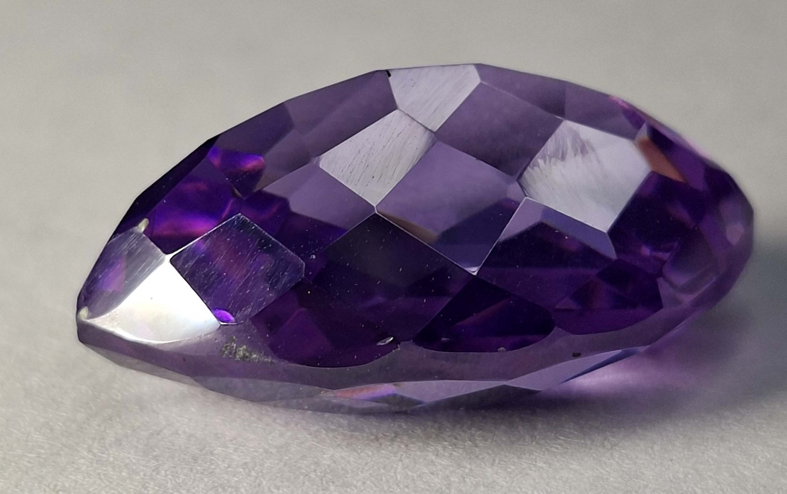 Purple Zircon Marquise Cut Natural 58-60 Ct Certified Loose Gemstone TQ2007