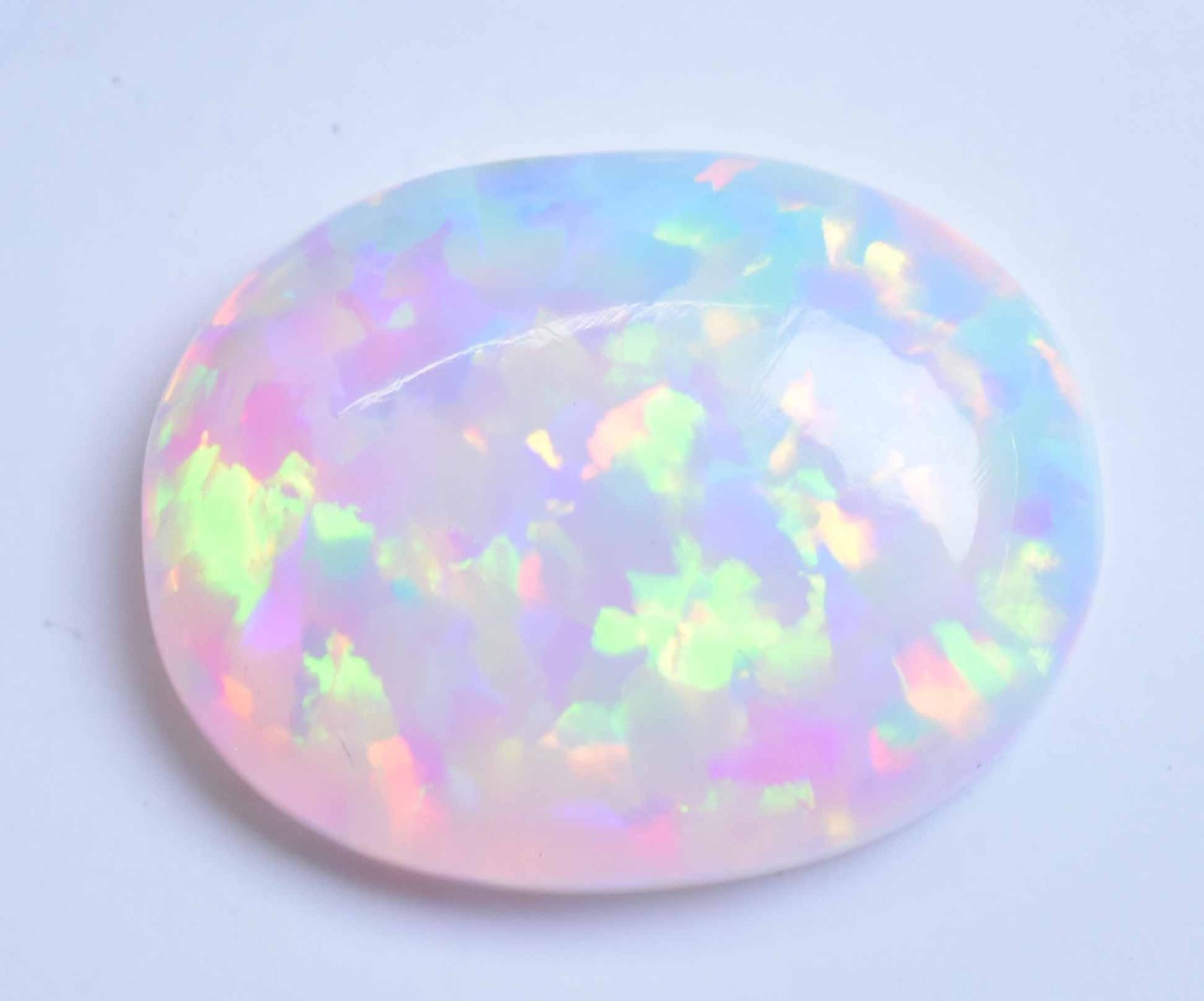 12.75 Ct Natural Ethiopian Fire Opal Certified Play of Color Untreated Gemstone