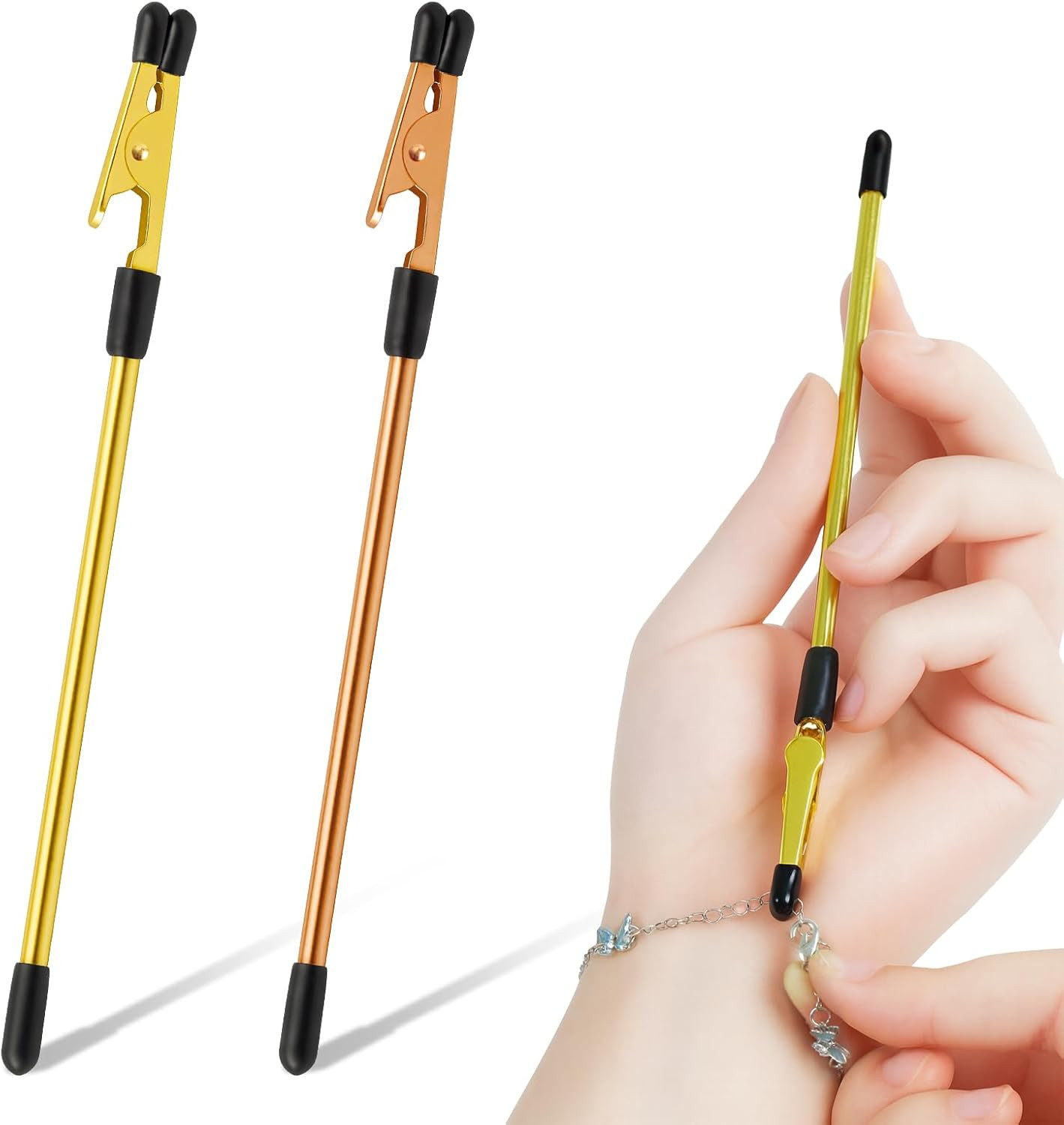 2 PCS Bracelet Helper Tool, Bracelet Fastener Helper for Jewelry | Easy to Put o