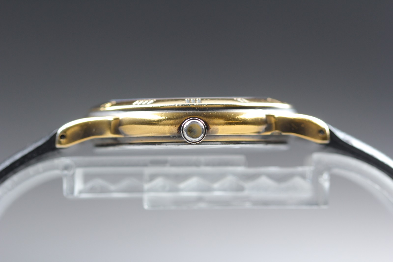 [Near MINT] SEIKO ALBA V338-6A40 Moon Phase 33mm Quartz Men’s Watch From JAPAN
