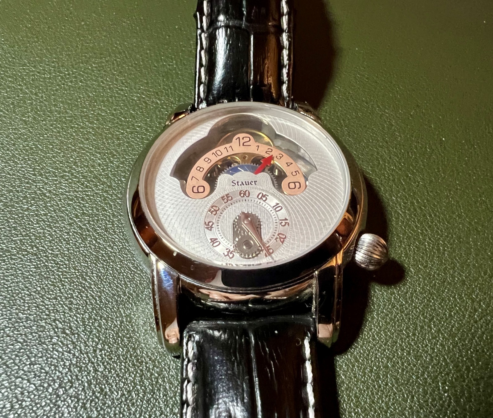 STAUER Eremos Observatory Moonphase Automatic Regulator Watch 20999 With BOX