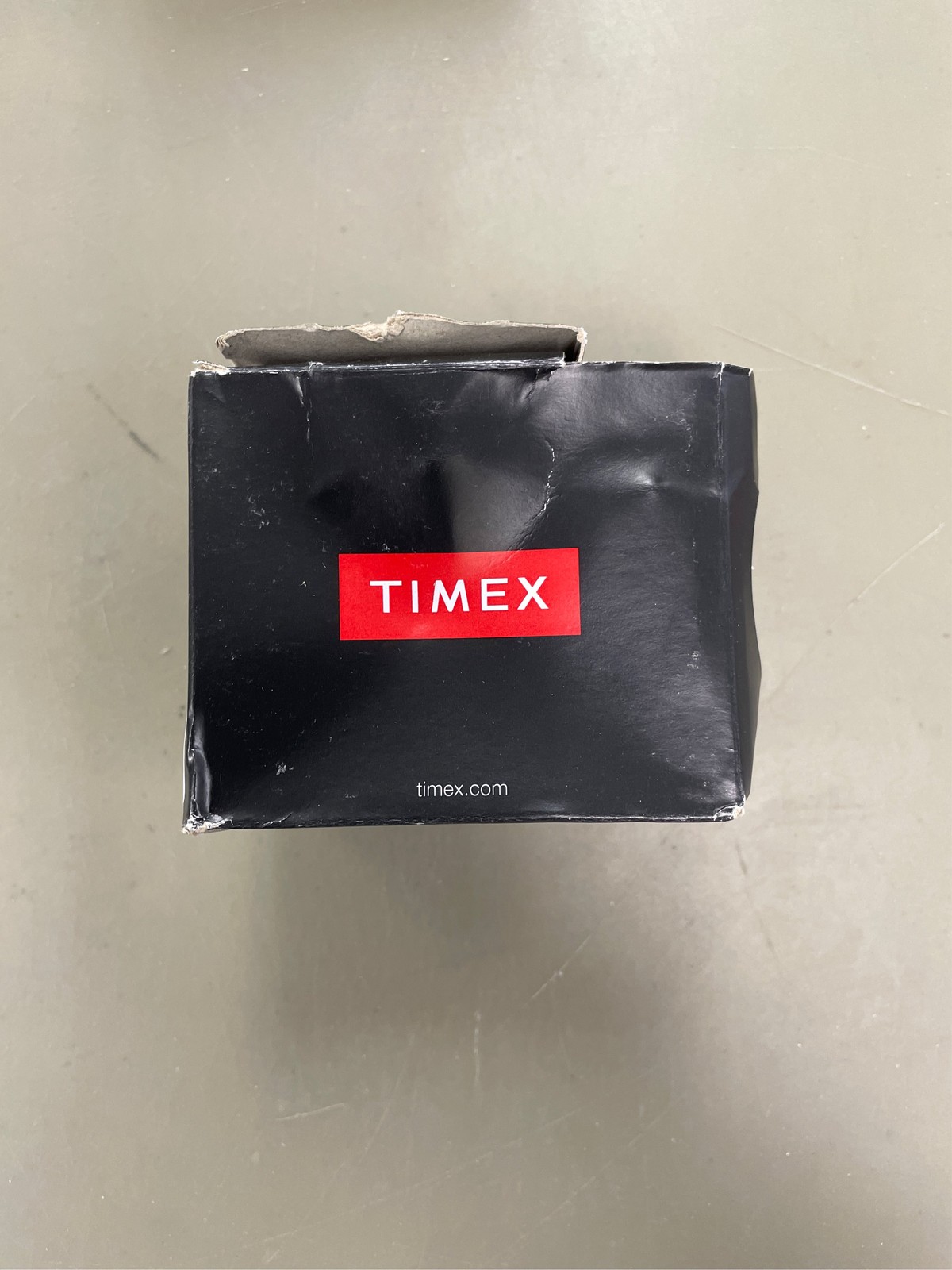 Women’s Timex Easy Reader Watch with Leather Strap – Silver/Black T2H331JT