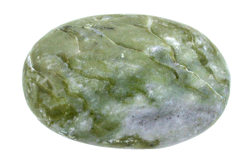 2 2/5 x 1 3/5 Inch Oval Jade Crystal Massage Stone Gemstone Gem EBS5800/12826