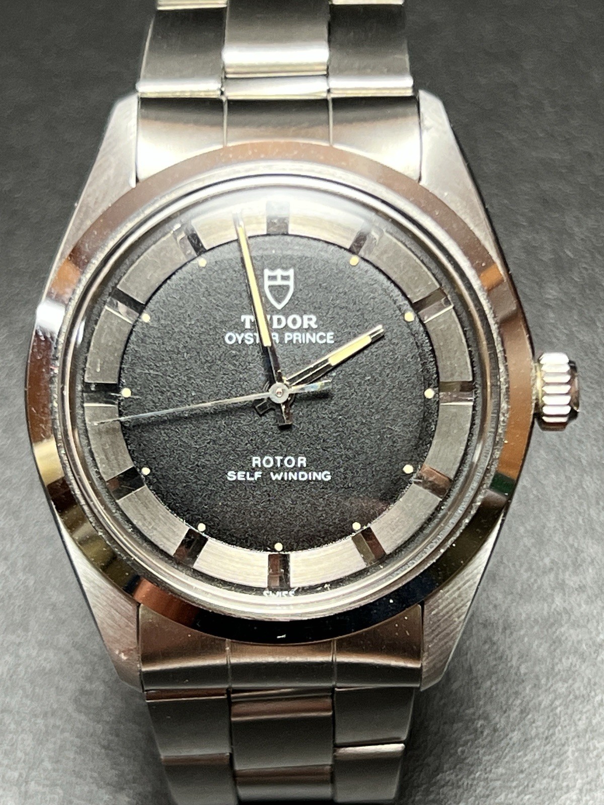 Tudor Oyster Prince watch ref. 9020/0 Transitional Tuxedo Dial – 1970s