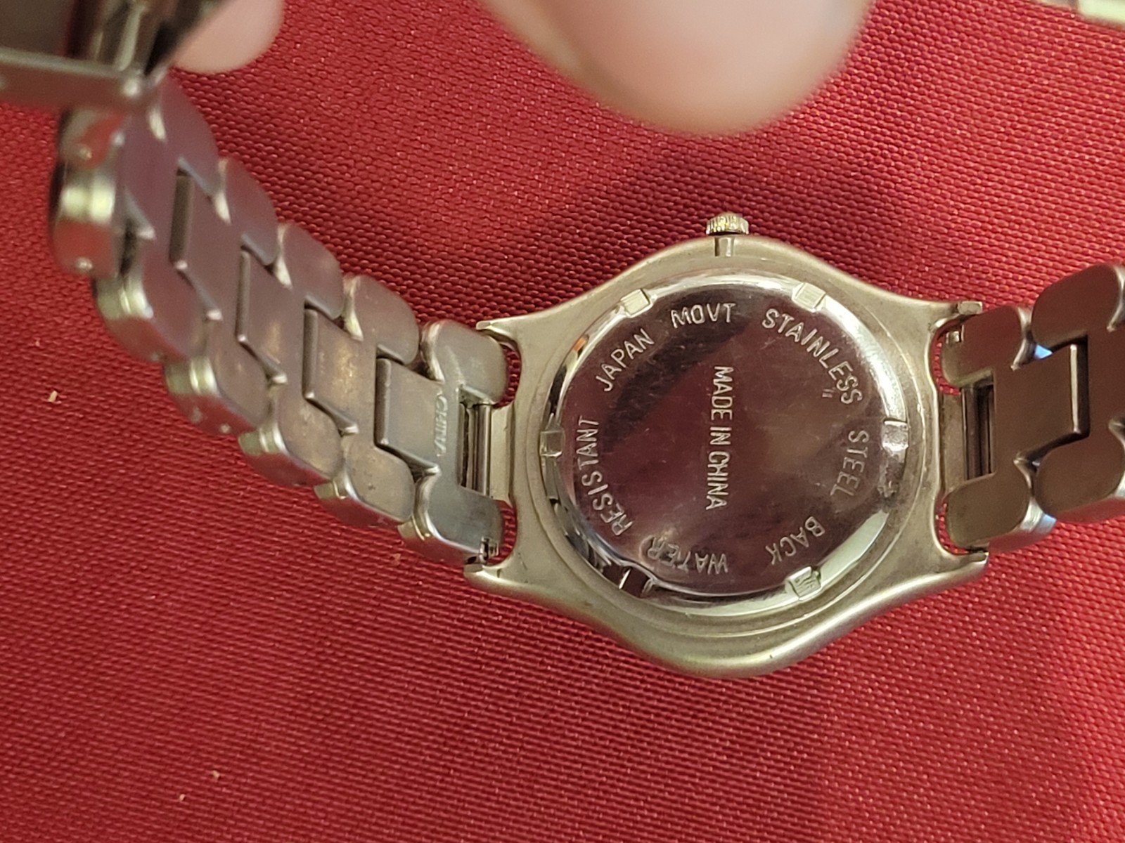 Trademark Twelve Quartz Collection Mens Silver-toned Wristwatch