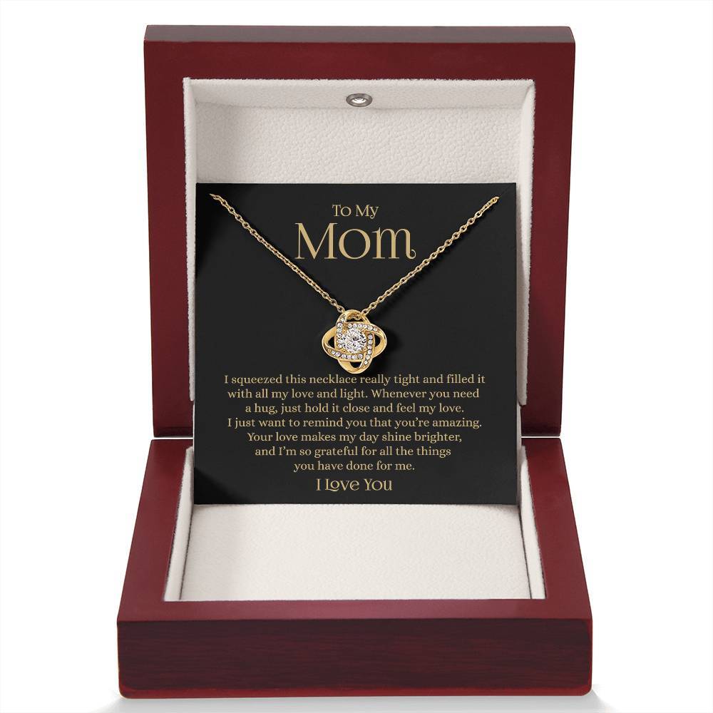 My Mom Necklace, Gift From Daughter Son, Mom Jewelry Birthday Mother’s Day Gifts
