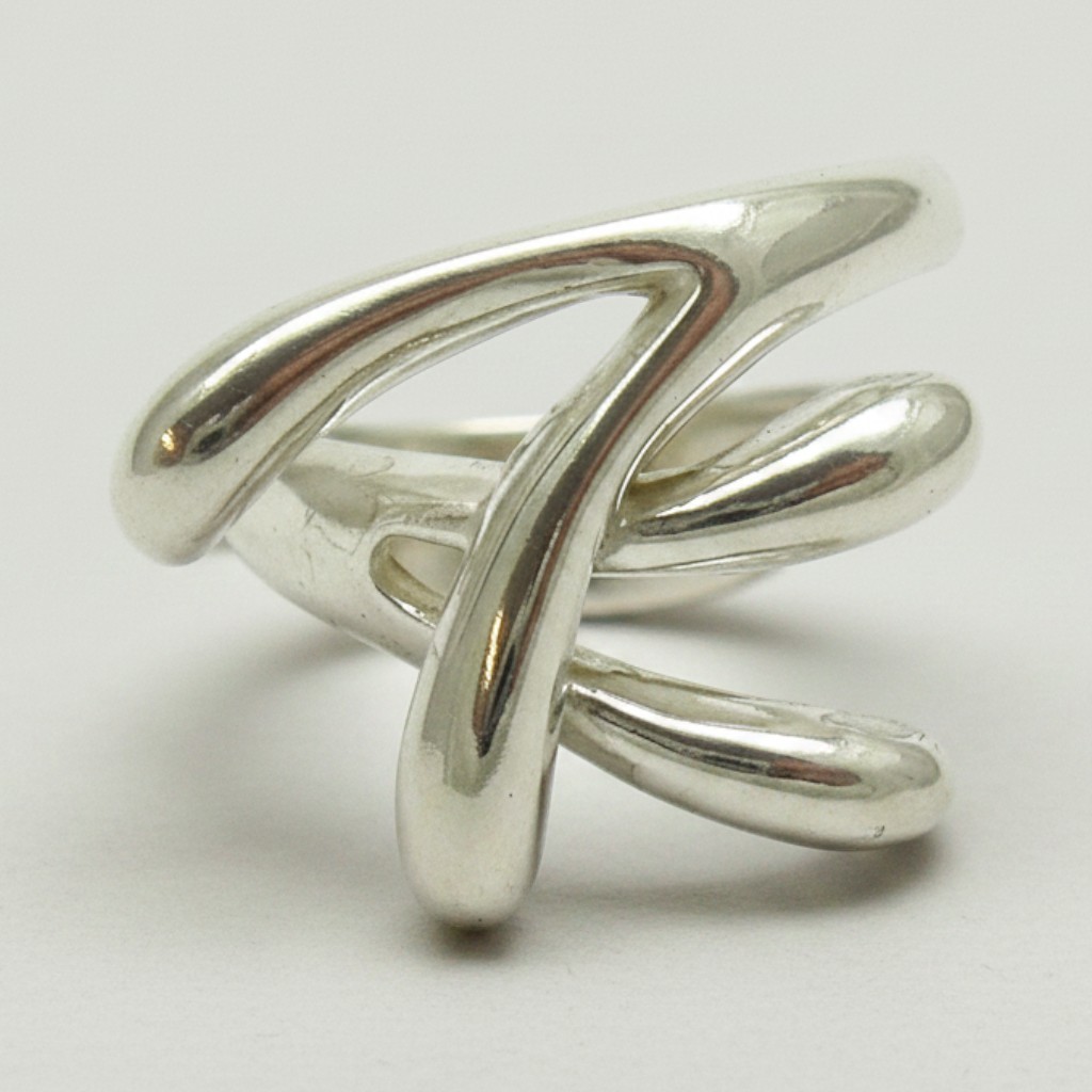 Stylish Sterling Silver Ring Hallmarked Genuine Solid 925 Nickel Free Empress