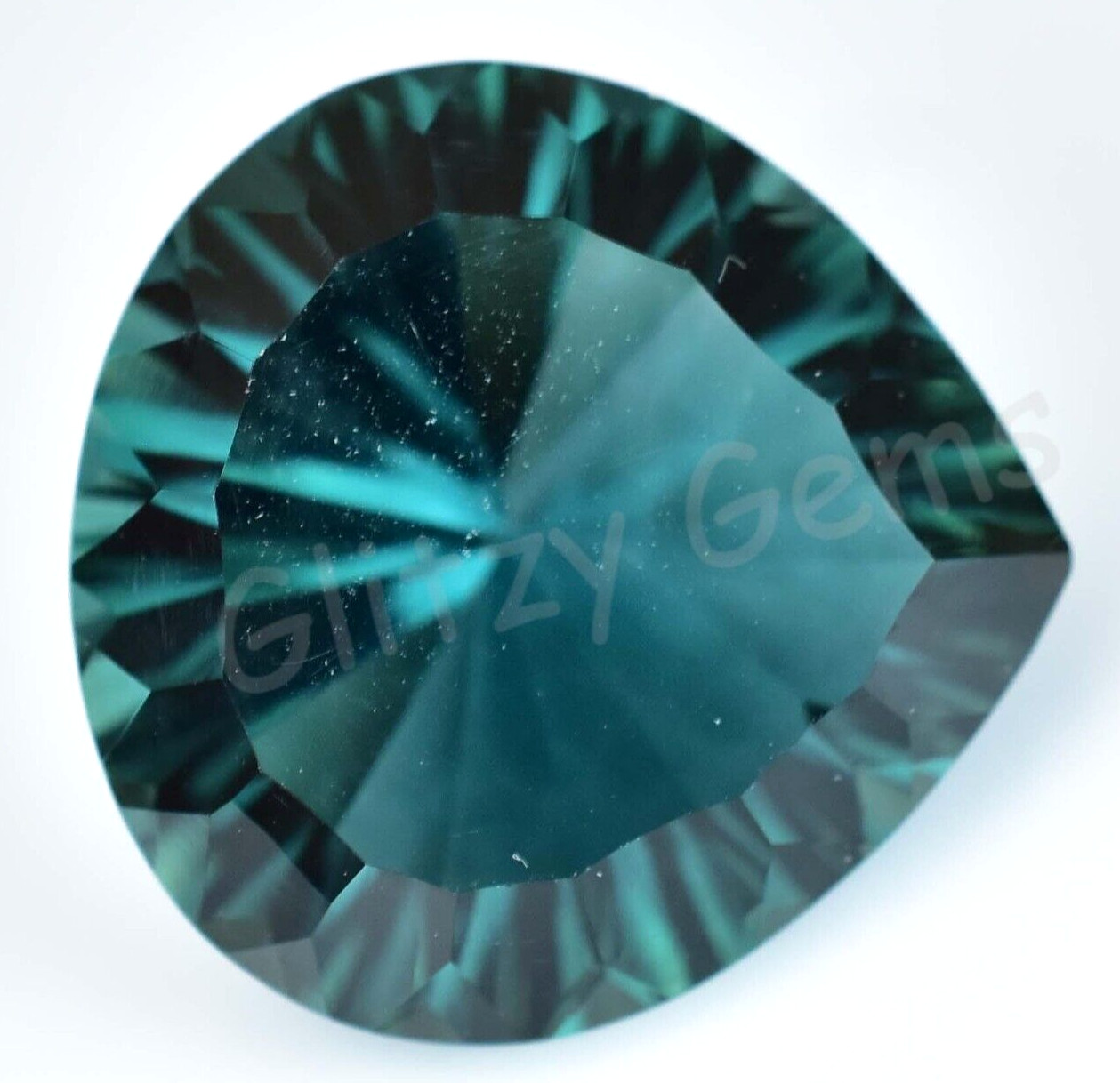 Natural 21.25 Ct Paraiba Tourmaline Greenish Neon Blue Copper Loose Gemstone