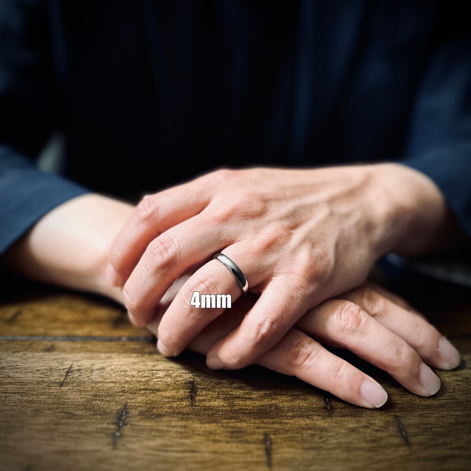 Free Engraving-Tungsten Carbide Polished Plain Wedding Band Ring All Sizes