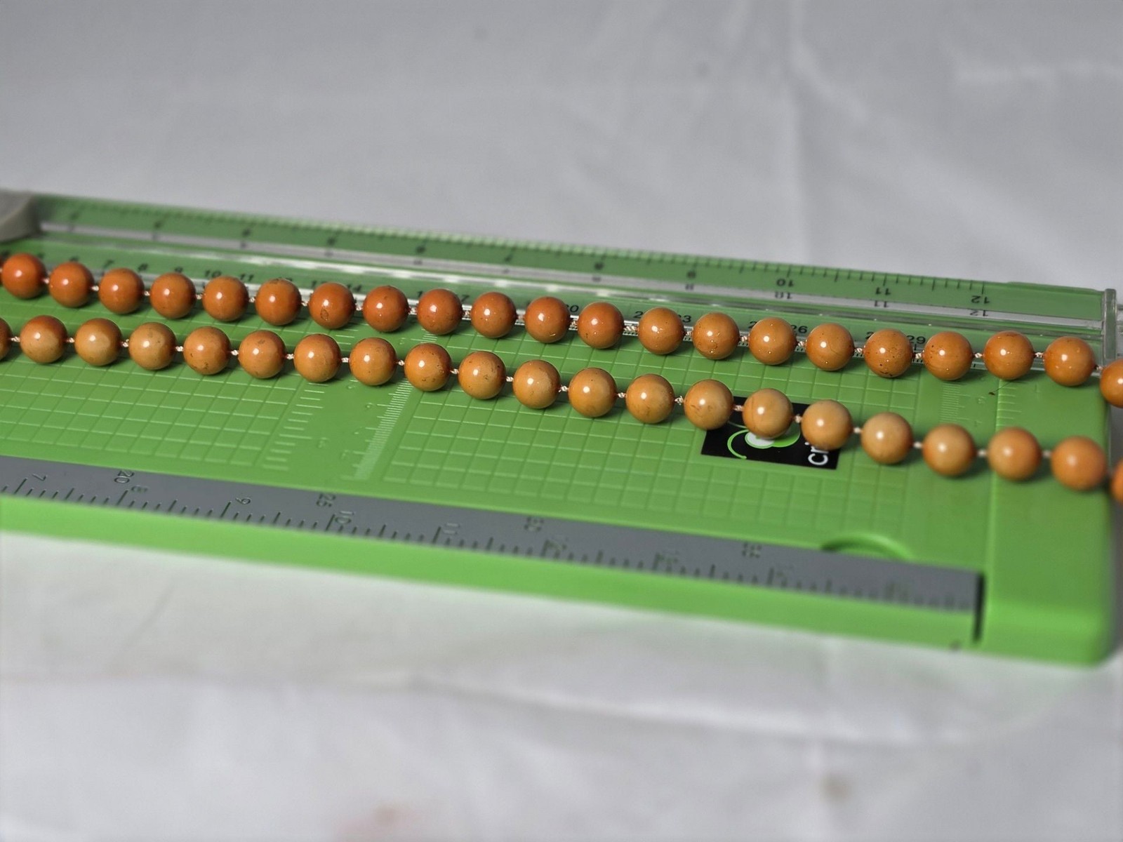 Vintage Natural Butterscotch Egg Yolk Amber Graduated Bead Necklace