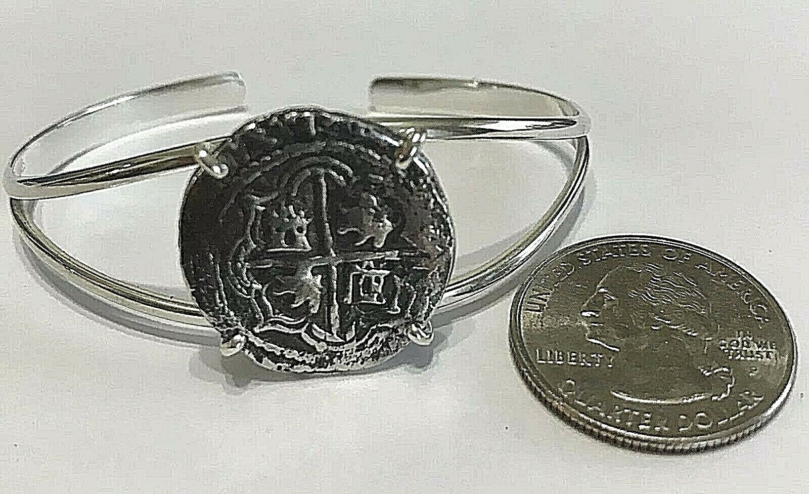 ATOCHA Coin Bracelet 925 Sterling Silver Coin Sunken Treasure Shipwreck Jewelry